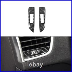 33PCS Carbon Fiber Interior Full Kit Set Panel Trim For Audi Q5 WithO NAV Type B