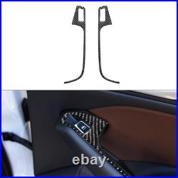 33PCS Carbon Fiber Interior Full Kit Set Panel Trim For Audi Q5 WithO NAV Type B