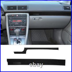 34Pcs Carbon Fiber Full Interior Kit Cover Trim For Audi A4 S4 B7 2005-08