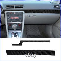 34Pcs Carbon Fiber Full Interior Kit Cover Trim For Audi A4 S4 B7 2005-08 34Pcs Carbon Fiber Full Interior Kit Cover Trim For Audi A4 S4 B7 2005-08