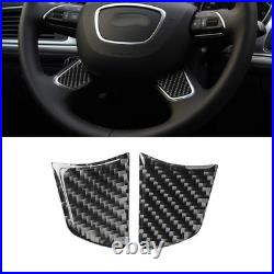 34Pcs Carbon Fiber Full Interior Kit Cover Trim For Audi A6 C7 2012-2018