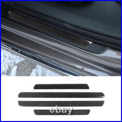 34Pcs Carbon Fiber Full Interior Kit Cover Trim For Audi A6 C7 2012-2018