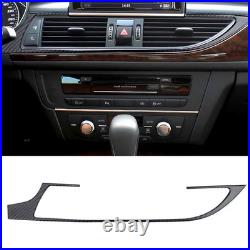 34Pcs Carbon Fiber Full Interior Kit Cover Trim For Audi A6 C7 2012-2018