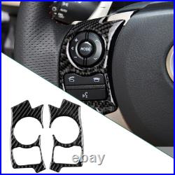 34Pcs Carbon Fiber Full Interior Kit Cover Trim For Lexus IS250 2013-2017