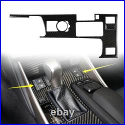 34Pcs Carbon Fiber Full Interior Kit Cover Trim For Lexus IS250 2013-2017