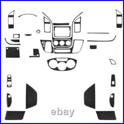 34Pcs Carbon Fiber Full Interior Kit Cover Trim For RAM ProMaster/Fiat Ducato