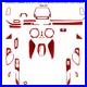34Pcs Red Carbon Fiber Full Interior Kit Cover Trim For Chevrolet Camaro 2016-22
