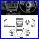 34pcs Carbon Fiber Full Kits Interior Trim Set For BMW 6er E63 E64 2004-10