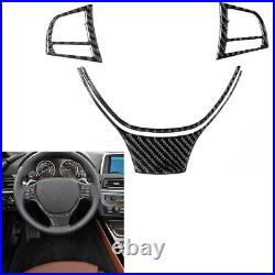 35Pcs Carbon Fiber Full Dashboard Interior Trim Set For BMW 6 F12 F13 2011-18