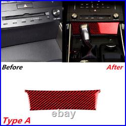 35Pcs RHD Carbon Fiber Interior Full Cover Trim For Lexus IS250 IS350 13-17 Red
