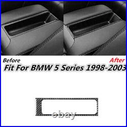 35Pcs/Set Carbon Fiber Interior Full Set Trim For BMW 5 Series E39 M5 1998-2003