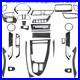 36PCS Carbon Fiber Manual Full Interior Kit Set Cover Trim For BMW Z4 E89 With NAV