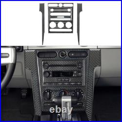 36Pcs Carbon Fiber Full Interior Kit Cover Trim For Ford Mustang 2005-2009