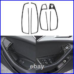 36Pcs Carbon Fiber Interior Full Kit Trim Sticker For Audi A6 S6 A7 S7 2012-2018