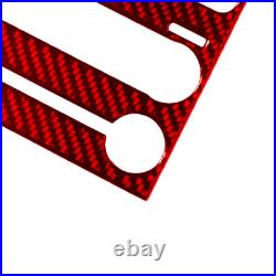 36Pcs Red Carbon Fiber Full Interior Kit Cover Trim For Ford Mustang 2005-2009