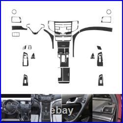 36pcs Carbon Fiber Full Kits Interior Trim Set For Acura TSX 2009-2014