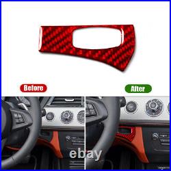 37PCS Carbon Fiber Automatic Full Interior Kit Cover Trim For BMW Z4 E89 With NAV