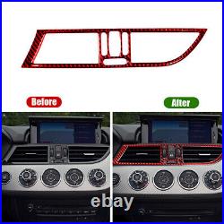 37PCS Carbon Fiber Automatic Full Interior Kit Cover Trim For BMW Z4 E89 With NAV