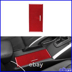 37Pcs RHD Carbon Fiber Interior Full Kit Cover Trim For Acura TSX 2009-2014 Red