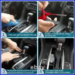37Pcs RHD Carbon Fiber Interior Full Set Kit Cover Trim For Acura TSX 2009-2014