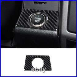 37Pcs RHD Carbon Fiber Sticker Interior Full Cover Trim Kit For Ford F-150 15-17