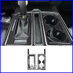 37Pcs RHD Carbon Fiber Sticker Interior Full Cover Trim Kit For Ford F-150 15-17