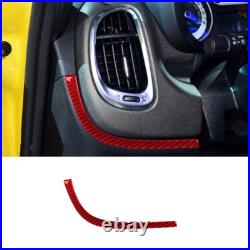 37Pcs Red Carbon Fiber Interior Full Kit Cover Trim For 2014-2017 Fiat 500L 37Pcs Red Carbon Fiber Interior Full Kit Cover Trim For 2014-2017 Fiat 500L