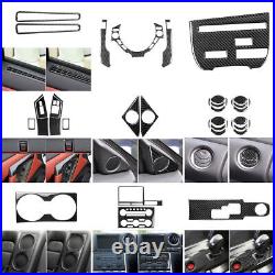 38Pcs Carbon Fiber Interior Full Cover Trim Kit For Nissan GT-R R35 2008-2016