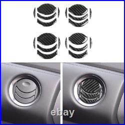 38Pcs Carbon Fiber Interior Full Cover Trim Kit For Nissan GT-R R35 2008-2016