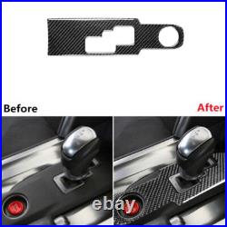 38Pcs Carbon Fiber RHD Interior Full Kit Cover Trim For Nissan GT-R R35 2008-16