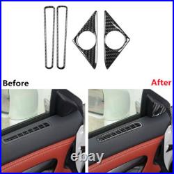 38Pcs Carbon Fiber RHD Interior Full Kit Cover Trim For Nissan GT-R R35 2008-16