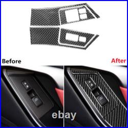 38Pcs Carbon Fiber RHD Interior Full Kit Cover Trim For Nissan GT-R R35 2008-16