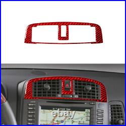 38Pcs Red Carbon Fiber Interior Full Cover Trim Kit For Cadillac CTS 03-07 RHD