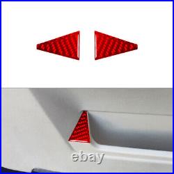 38Pcs Red Carbon Fiber Interior Full Cover Trim Kit For Cadillac CTS 03-07 RHD