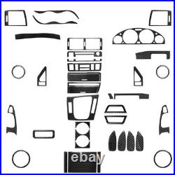 39Pcs Carbon Fiber Full Interior? Kit Cover Trim For BMW 3 Series M3 E46 1998-05