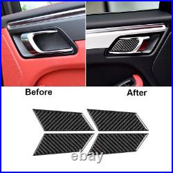 39Pcs For Porsche Macan 2014-2019 Carbon Fiber Full Interior Kit Set Cover Trim