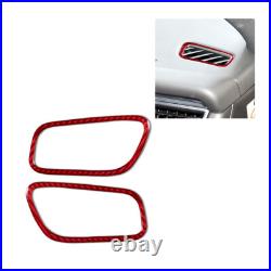 39Pcs Red Carbon Fiber Full Interior Kit Cover Trim For Porsche Macan 2014-2019
