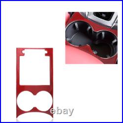 39Pcs Red Carbon Fiber Full Interior Kit Cover Trim For Porsche Macan 2014-2019