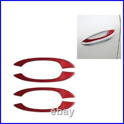 39Pcs Red Carbon Fiber Full Interior Kit Cover Trim For Porsche Macan 2014-2019