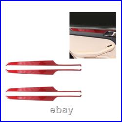 39Pcs Red Carbon Fiber Full Interior Kit Cover Trim For Porsche Macan 2014-2019