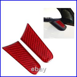 39Pcs Red Carbon Fiber Full Interior Kit Cover Trim For Porsche Macan 2014-2019