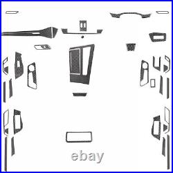 39pcs Carbon Fiber Interior Full Kits Interior Trim For A6 A7 2019-21