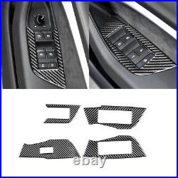 39pcs Carbon Fiber Interior Full Kits Interior Trim For A6 A7 2019-21