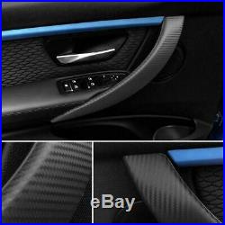 3D Carbon Fiber Interior Trim Vinyl Decal For BMW 3 Series 320 325 335 2013-2018