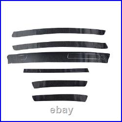 3D Glossy Carbon Fiber Sticker Interior Decal Trim Fit For BMW E90 E92 E93 05-13