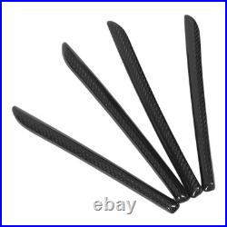 3K Glossy Carbon Fiber RS Style 7PCS Car Interior Console Trim Smooth