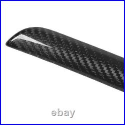 3K Glossy Carbon Fiber RS Style 7PCS Car Interior Console Trim Smooth