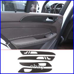 4 Carbon Fiber Color Car Interior Door Trim Panel For Benz ML GL GLS Class W166 4 Carbon Fiber Color Car Interior Door Trim Panel For Benz ML GL GLS Class W166