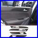 4 Carbon Fiber Color Car Interior Door Trim Panel For Benz ML GL GLS Class W166