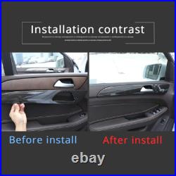 4 Carbon Fiber Color Car Interior Door Trim Panel For Benz ML GL GLS Class W166 4 Carbon Fiber Color Car Interior Door Trim Panel For Benz ML GL GLS Class W166
